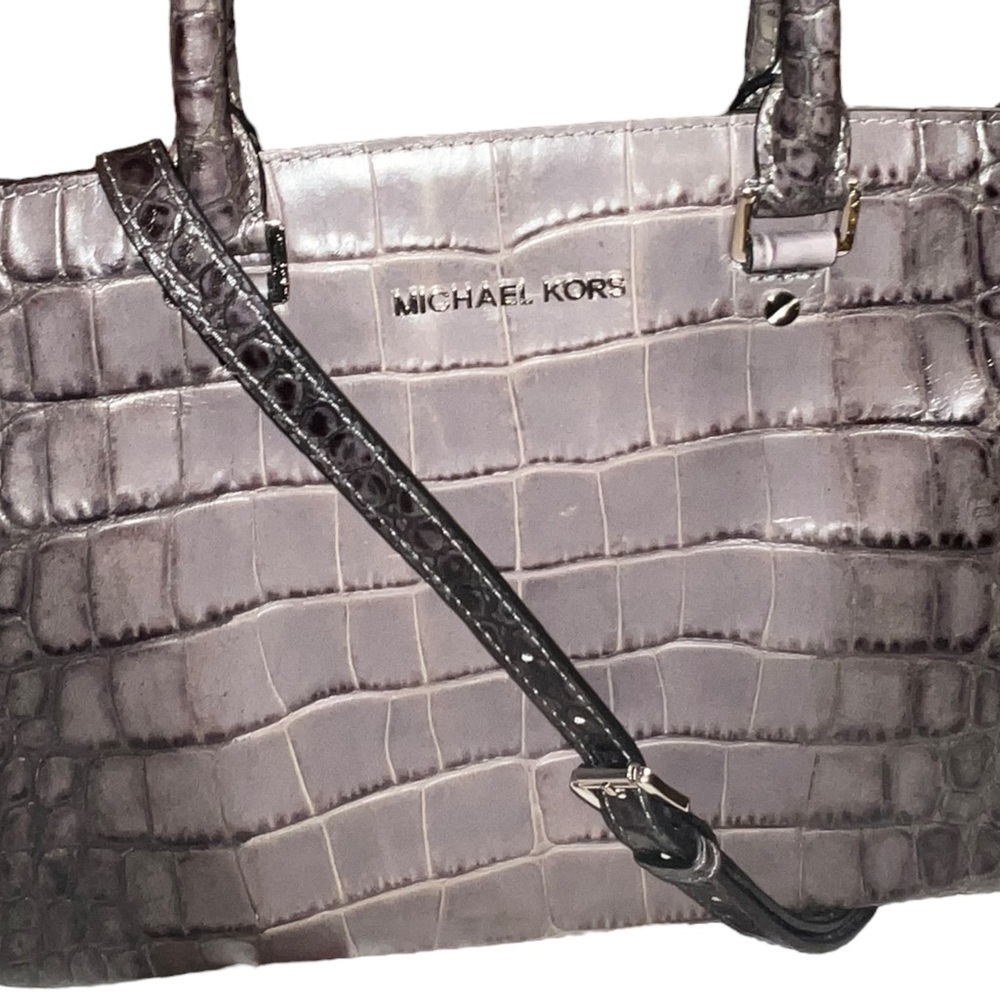 NWT ▶️ Michael Kors ◀️ Large Selma Embossed Leather Bag - Picture 4 of 16